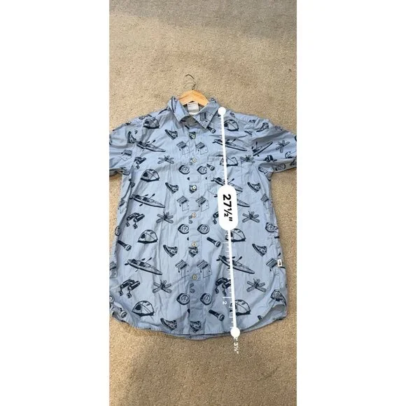 mens north face Button Short Sleeve Shirt Lot Of 2 Size S‎ - Picture 11 of 11